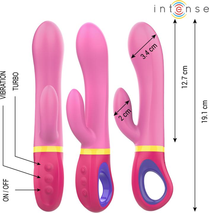 Immagine prodotto Intense Daphne Rabbit Vibrator Rosa