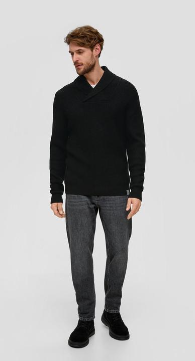 Actual product image s.Oliver Strickpullover Strickpullover mit Schalkragen (S)