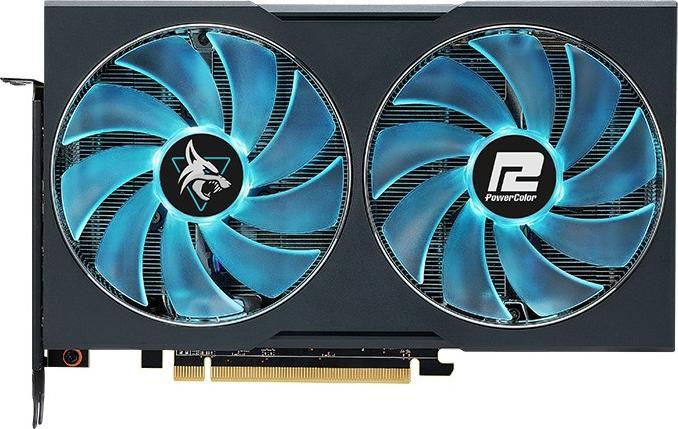 Immagine prodotto Powercolor Radeon RX 7600 XT Hellhound 16GB OC (RDNA 3, GDDR6, 3x DisplayPort, 1x HDMI 2.1) (16 GB)