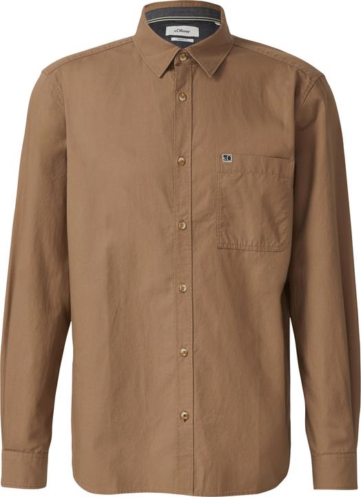 Immagine prodotto s.Oliver Hemd Regular Fit: Weiches Hemd mit feiner Struktur (M)