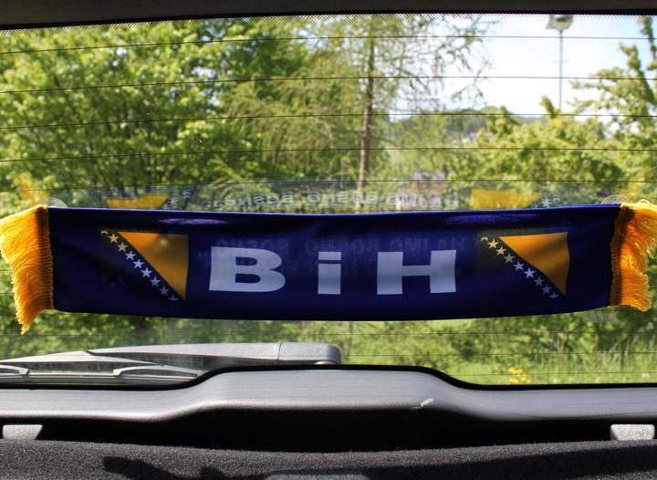 Produktbild FT Autofahne Bosnien Herzegowina