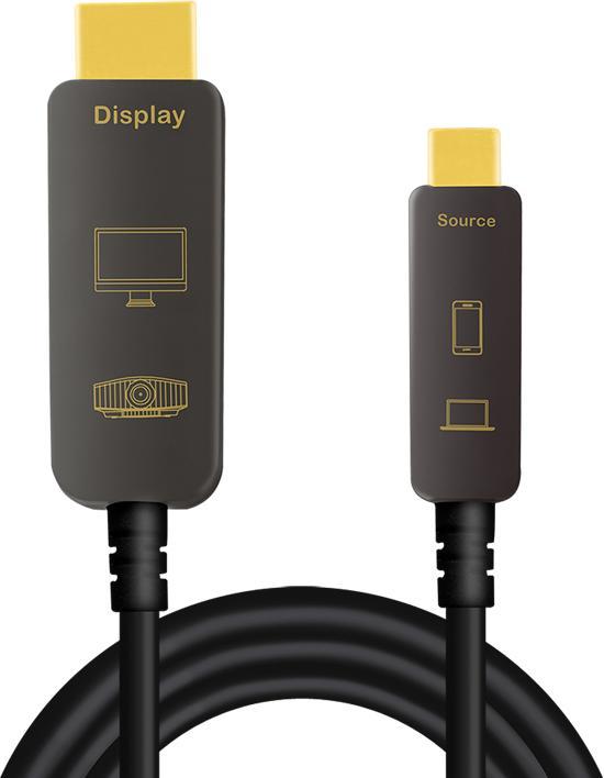 Immagine prodotto LogiLink cavo usb usb 3.2 usb-c a hdmi 20 m (20 m, HDMI)