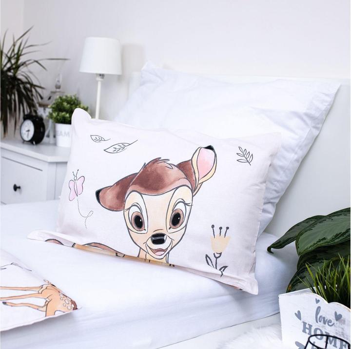 Produktbild Jerry Kinderbettwäsche Bambi Beige 100 x 135 cm + 40 x 60 cm