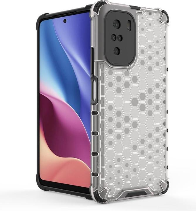 Produktbild Hurtel Honeycomb Case armor cover with TPU Bumper for Xiaomi Redmi K40 Pro+ / K40 Pro / K40 / Poco F3 blue (Xiaomi Redmi K40 Pro+, LG K40, Xiaomi Poco F3)