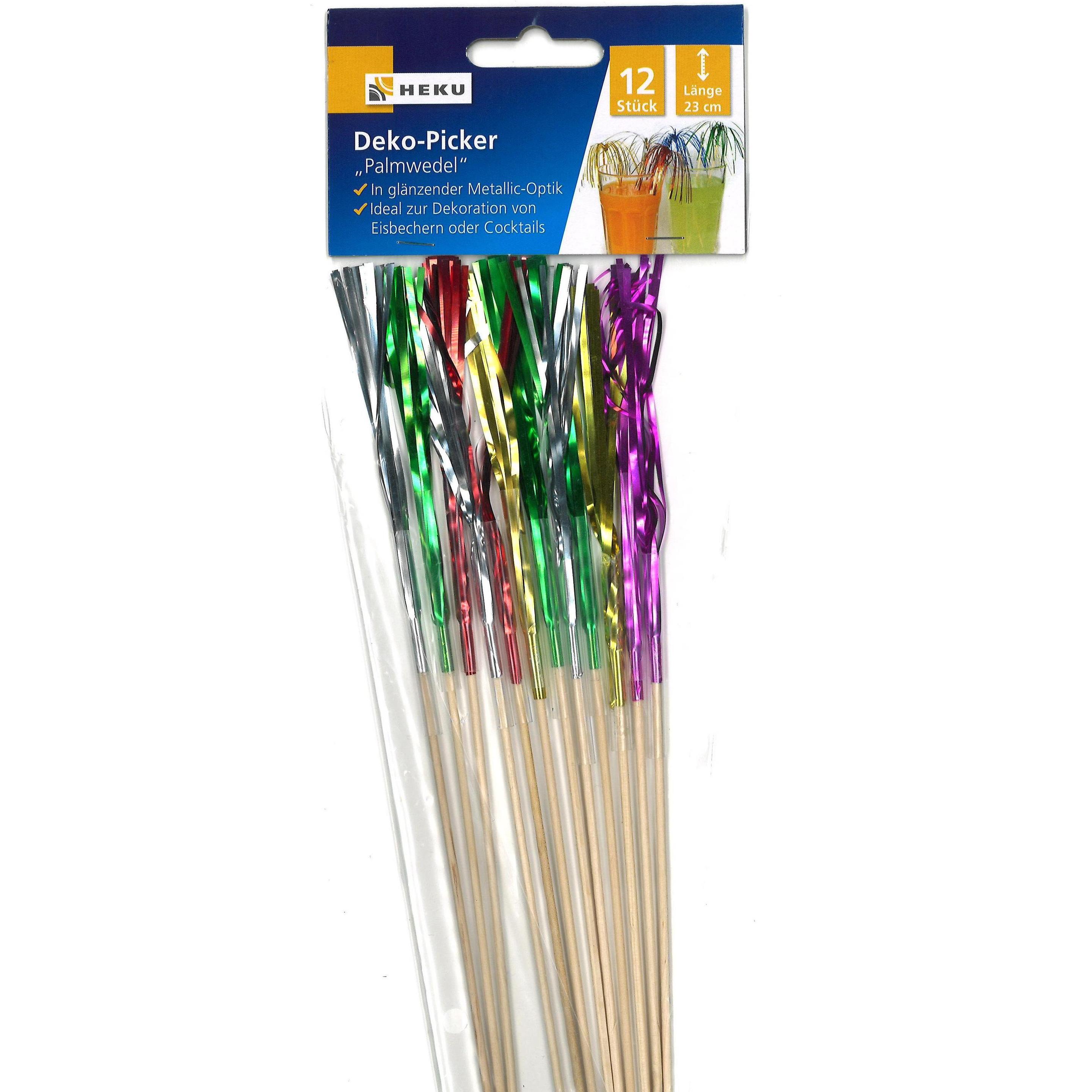 Thumbnail - Heku, Einweggeschirr, Palmwedel Deko Picker (12 x)