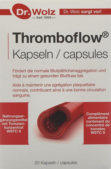 Actual product image Thromboflow Dr. Wolz capsule (20 pcs., Capsules, 25 g)