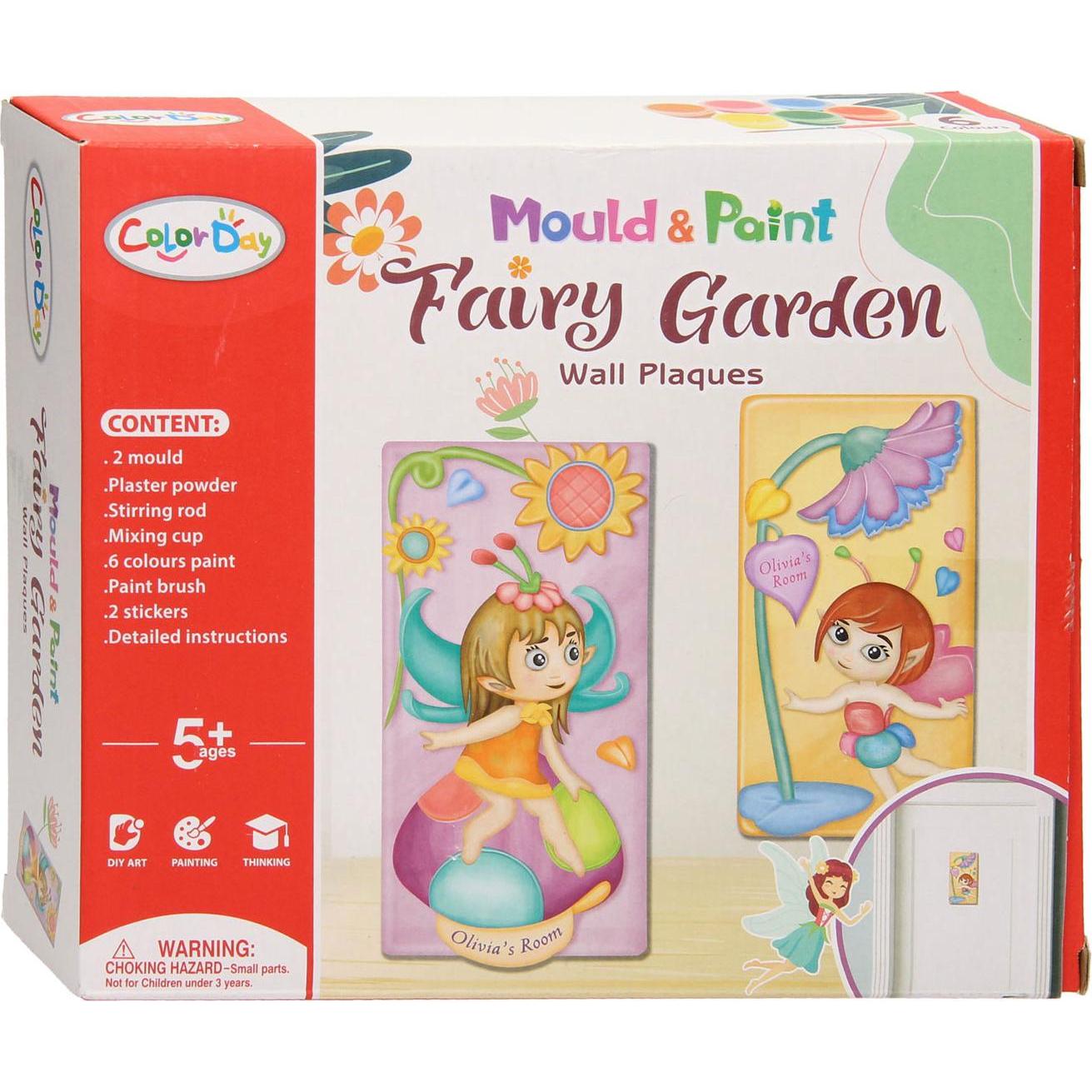 Modella e dipingi le calamite delle fate dal gesso