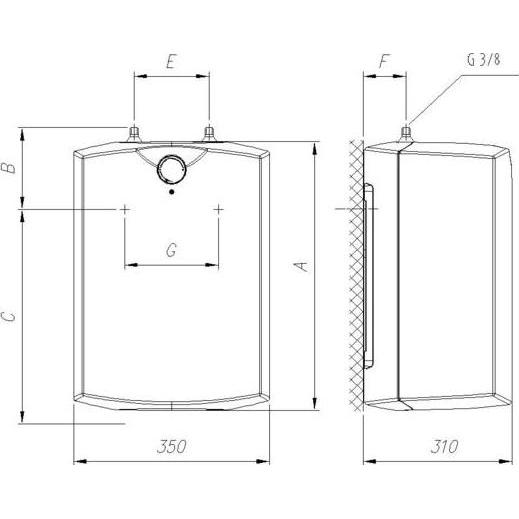 Thumbnail - Gorenje, Warmwassergerät, GT 15 U Boiler DRUCKFEST Warmwasserbereiter Liter Wasserboiler