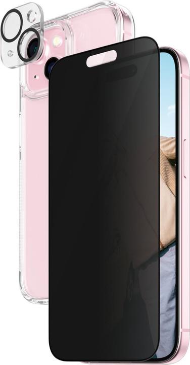 PanzerGlass Privacy 3 in 1 Pack (1 Stk., Apple iPhone 15)
