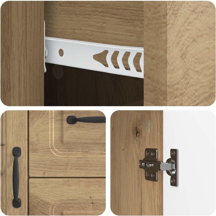 Produktbild vidaXL Sideboard-Aufbewahrung (34.50 x 89 x 57 cm)