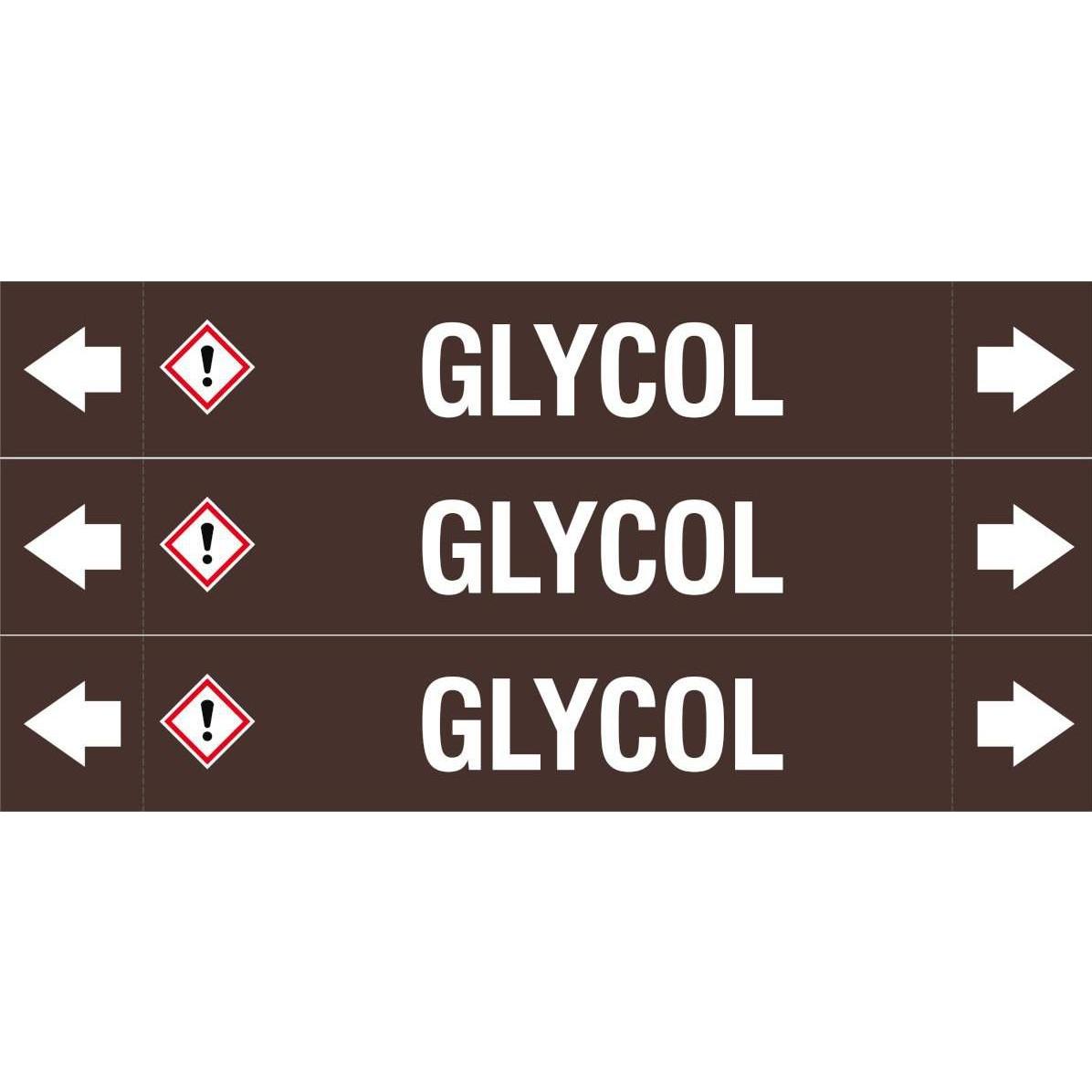 Brady ASME - Rohrmarkierer - Glycol (ASMEPM-37X230MM-GLYCOL)