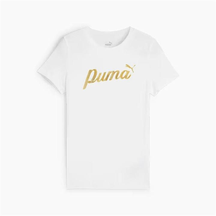 Produktbild Puma ESS+ SCRIPT Metallic Tee G (152)