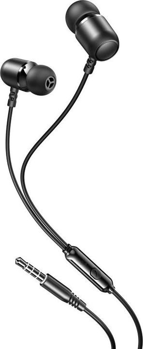 Produktbild xO Kabelgebundene Ohrhörer EP64 Klinke 3,5 mm schwarz (Kabelgebunden)