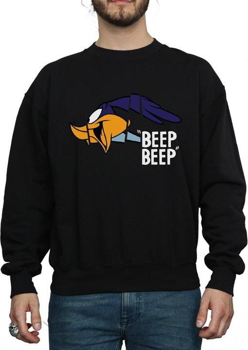 Actual product image Looney Tunes Mens Beep Beep Road Runner Sweatshirt (3XL)