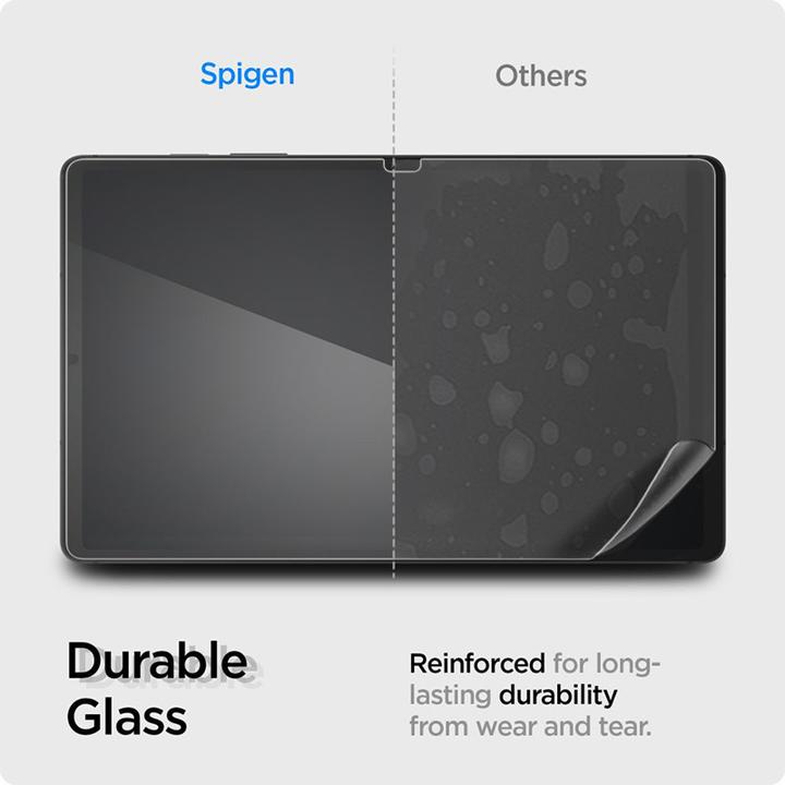 Actual product image Spigen Glas.tR Slim tempered glass for Samsung Galaxy Tab S9 FE 10.9" X510 / X516B (1 Piece, Galaxy Tab S9 FE)
