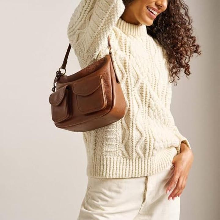 Actual product image Fossil Jolie Schultertasche Leder 27 cm