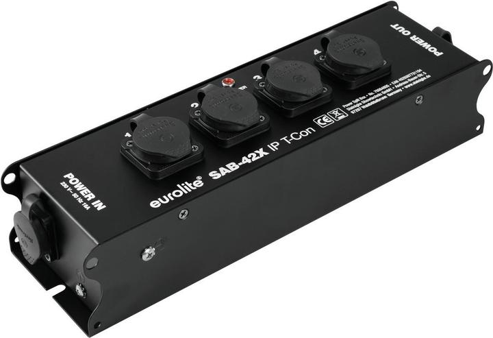 Actual product image Eurolite SAB-42X IP T-Con power distributor