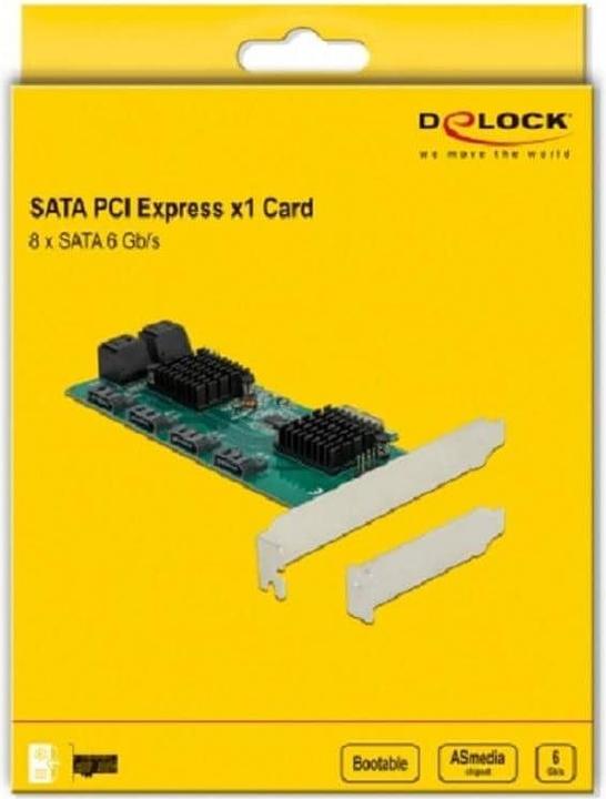 Image du produit Delock Carte PCI-Express 8 ports SATA