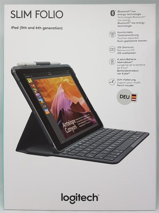 Produktbild Logitech Slim Folio (DE, iPad Pro)