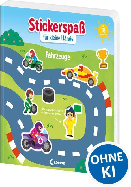 Actual product image Loewe Stickerspass für kleine Hände - Fahrzeuge