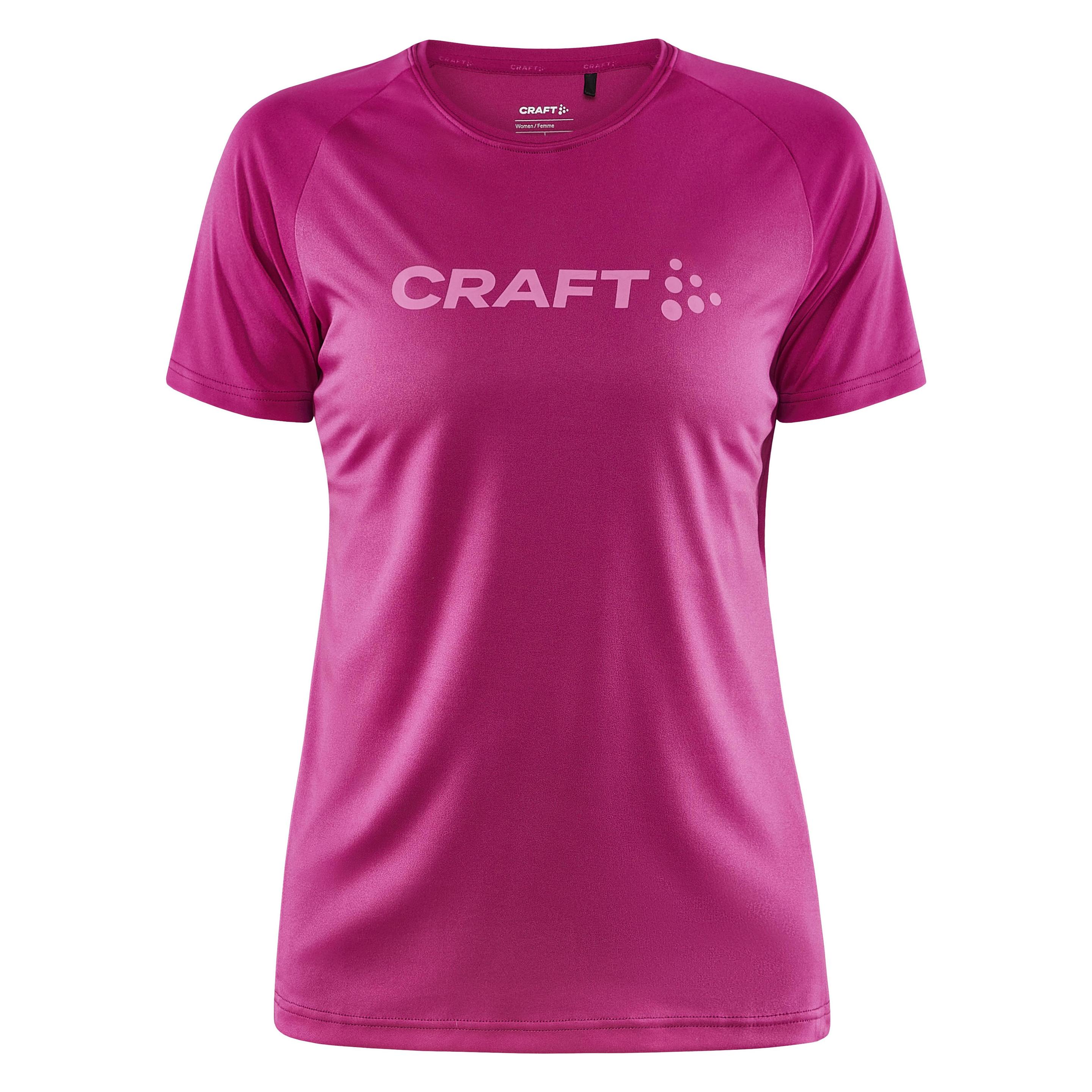 Craft, Damen, Sportshirt, Core Unify Logo Tee W (Xs), Violett, Xs