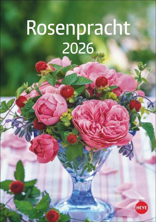 Produktbild Rosenpracht Kalender 2026 (23,5x33,5cm)