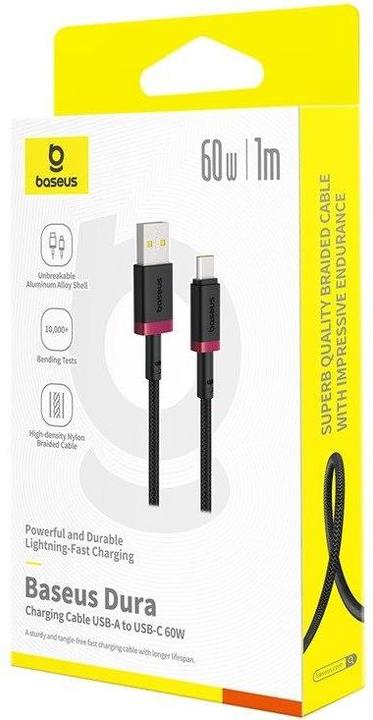 Image du produit Baseus USB A — USB C (1 m, USB 2.0, 60 W)
