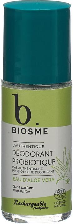 Actual product image Biosme Deodorant probiotic Eau d'aloe vera Refillable Roll-on (Roll-on, 50 ml)