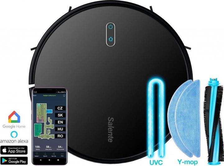 Evolveo SALENTE G4, robotický vysavač (stírání vodou a UVC sterilizace)