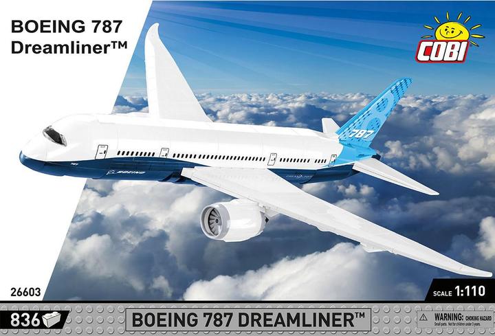 Actual product image Cobi Boeing 787 Dreamliner / 836 pcs
