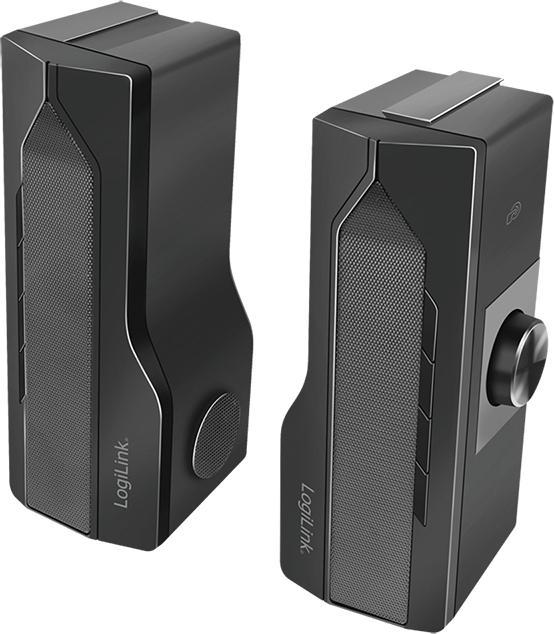 Image du produit LogiLink Barre de son mobile avec Party Light, système de son pour le jeu 2 en 1 (6 W, 2.0 Canal)