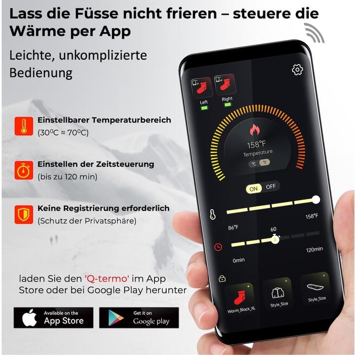 Actual product image Kiwikā Heizsocken warme Füsse (23 - 26, 27 - 30)