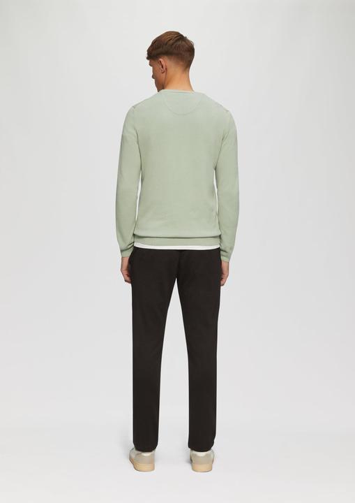 Produktbild S.Oliver Strickpullover Strickpullover mit Logo-Stickerei (XXL)