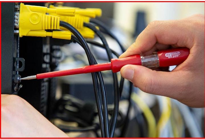 Actual product image KS Tools Tension tester with protective insulation 100-500 V, 180mm