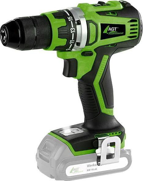 AGT Professional Cordless drill driver AW-18.bs, brushless motor, 20 V (without battery) (Rechargeable battery operated)