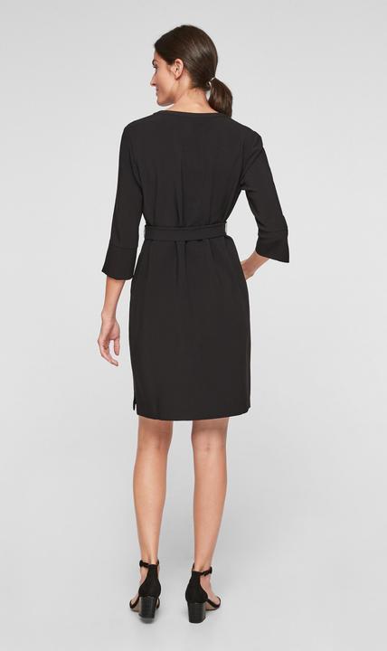 Produktbild S.Oliver Kleid Elegantes Stretchkleid mit Gürtel (44)