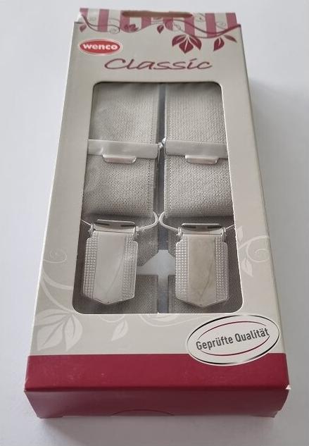 Produktbild Wenco Hosenträger Classic Hellgrau