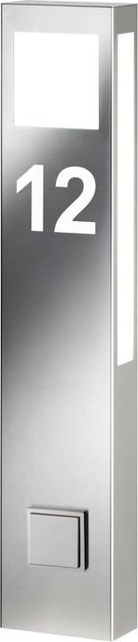 Produktbild CMD LED Standaussenleuchte 2G11 18W Warmweiss IP44 Edelstahl Made in Germany CMD-24/HN/ST (2G11, IP44)
