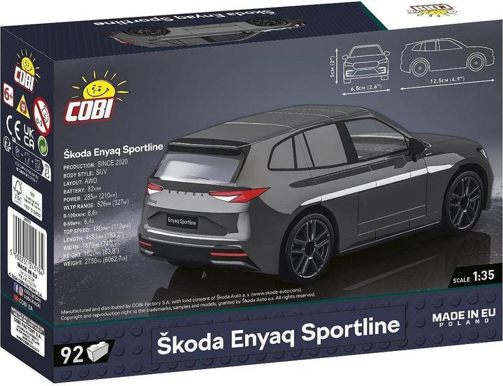 Produktbild Cobi 24576 - 92 PCS SKODA /24576/ ENYAQ SPORTLINE