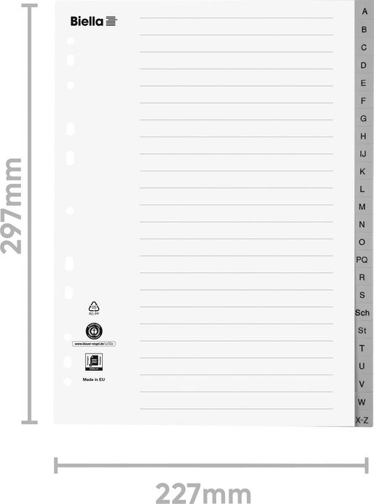 Immagine prodotto Biella Registro PP