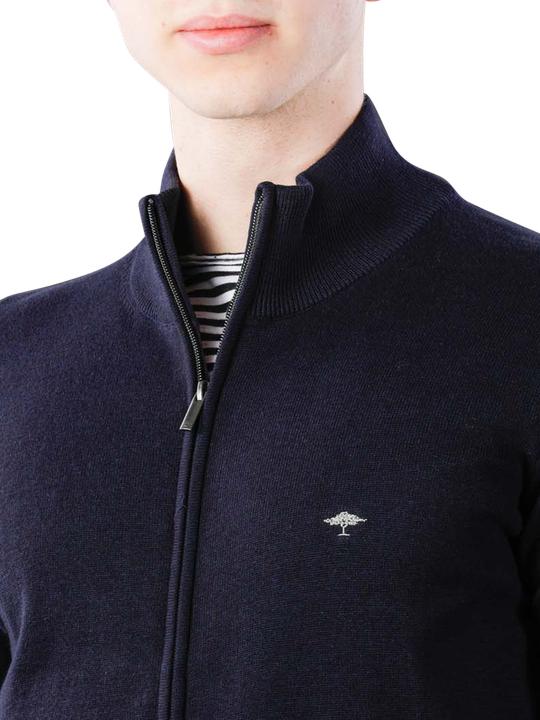 Actual product image Fynch-Hatton Cardigan-Zip Sweater navy (M)