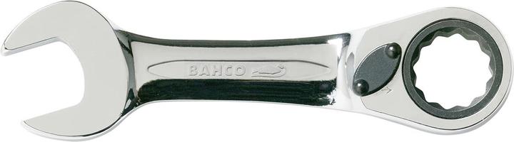 Produktbild Bahco 17 mm Knarren-Ring-Maulschlüssel mit Chrom-Finish, kurz, 127 mm (17 mm)