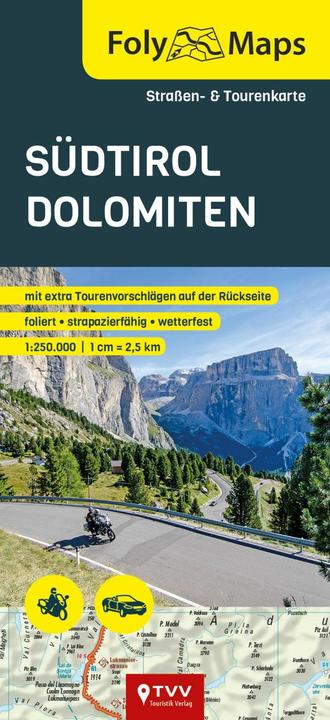 FolyMaps South Tyrol Dolomites 1:250 000