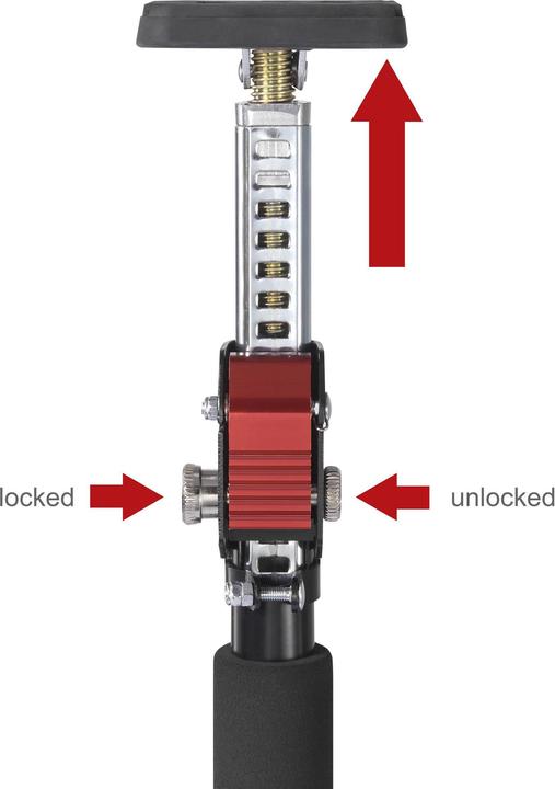 Toolcraft Baustütze Längenverstellung: 900 - 1600 mm Tragkraft (max.): 60 kg (1600 mm)