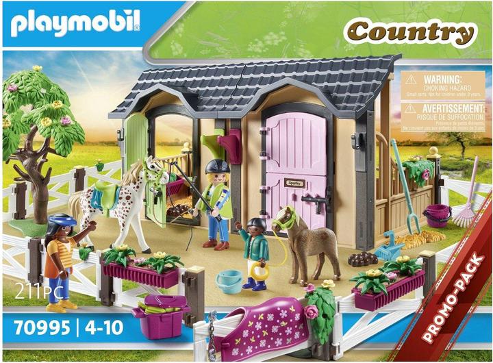 Image du produit Playmobil Cours d'équitation avec boxes pour chevaux (70995, Playmobil Country)