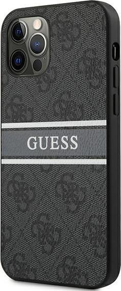 Immagine prodotto Guess Copertina rigida 4G a strisce stampate (Apple iPhone 12 Pro Max)
