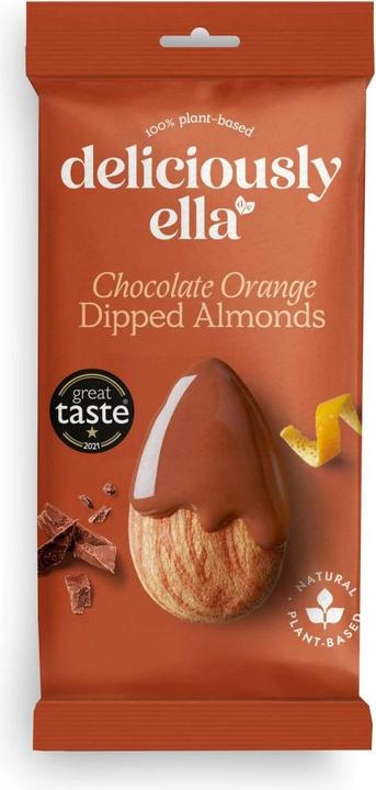 Dark chocolate with almonds