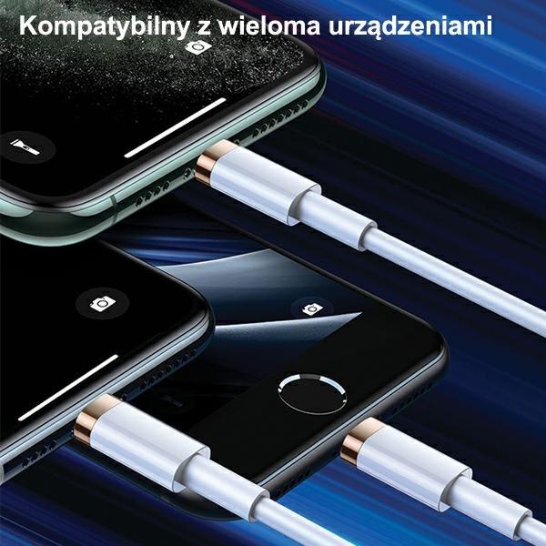 Produktbild Usams USB USB-C Cable - Lightning 1.2m White (SJ484USB02) (1.20 m, USB 3.2 Gen 2, 20 W)