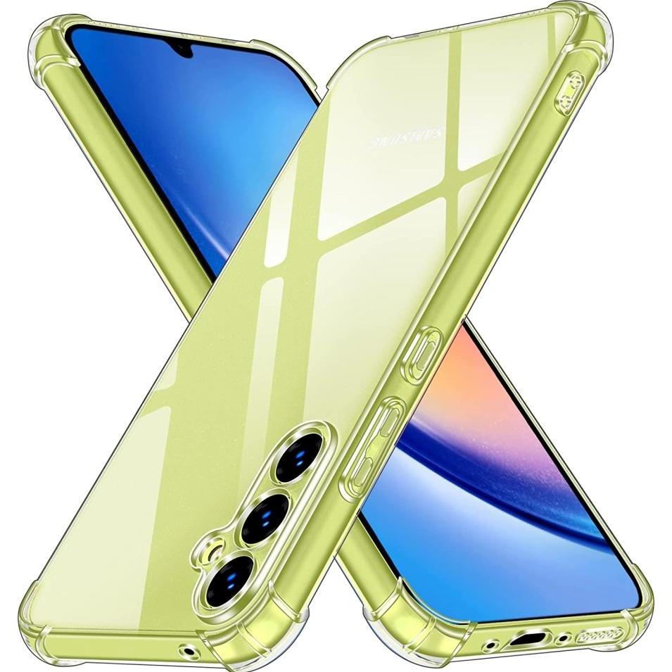 Screenguard Samsung Galaxy A34 5G Hülle Crystal Soft Airbag Bumper (Samsung Galaxy A34 5G), Smartphone Hülle, Transparen...