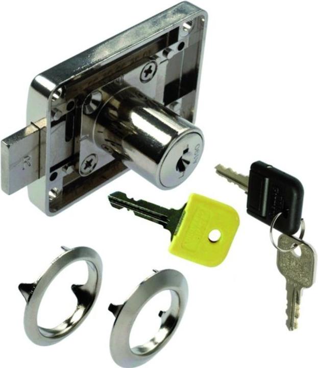 Actual product image WKS - P5000 Screw-on bolt lock FLEX WKS - P 5000 with cylinder core (Profile cylinder)